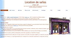 Desktop Screenshot of location-salle-paris18.fr